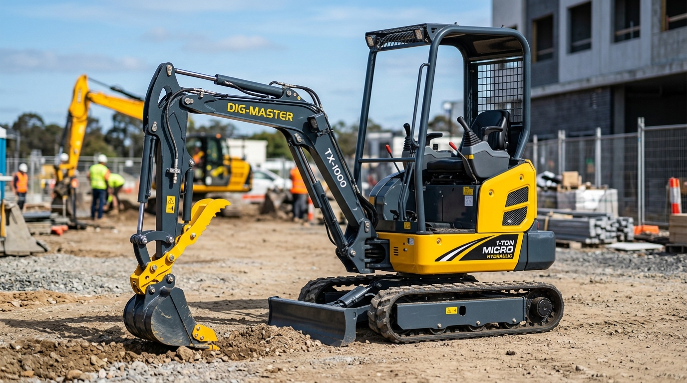 TOROS TOROS TE-10X Micro Mini Excavator (1.0 Ton) - Micro Excavators